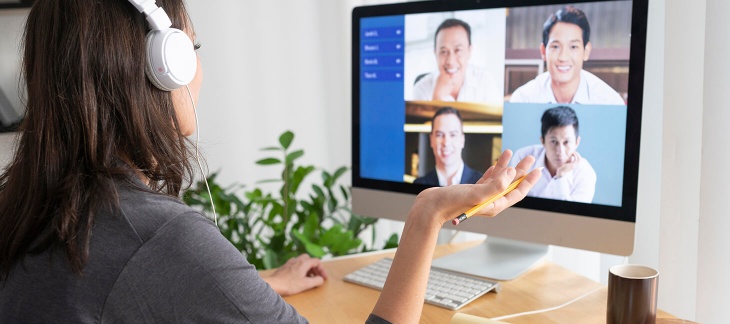 Accord sur le télétravail des frontaliers Personne en télétravail