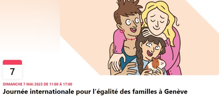 invitation journée pour l'égalité des familles LGBTIQ+