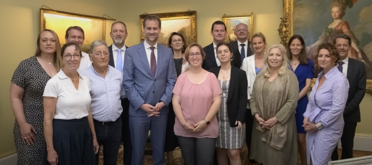 Le Conseil d'Etat et les membres Bureau du Grand Conseil