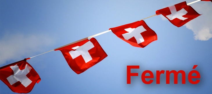 Fête nationale Suisse - Mardi 1er août 2023 : fermeture des bureaux de l'OCE