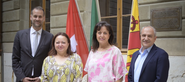 Visite de courtoisie de S.E. Madame l'Ambassadrice Faouzia Boumaiza-Mebarki, Représentante permanente de la République algérienne démocratique et populaire auprès de l'Office des Nations unies à Genève