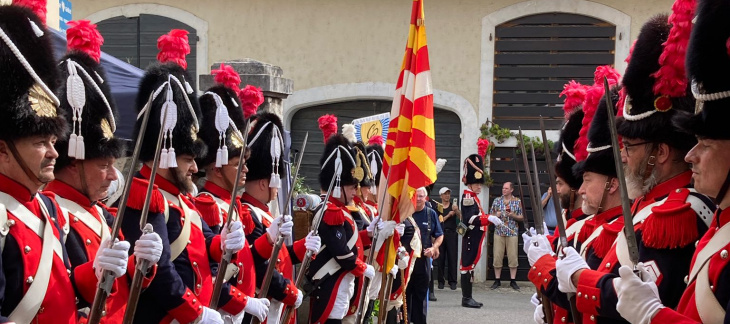 Réception offerte à la communauté internationale à l'occasion de la 60e Fête des vendanges de Russin