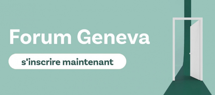 Image annonçant le Forum Geneva du 17 octobre 2023