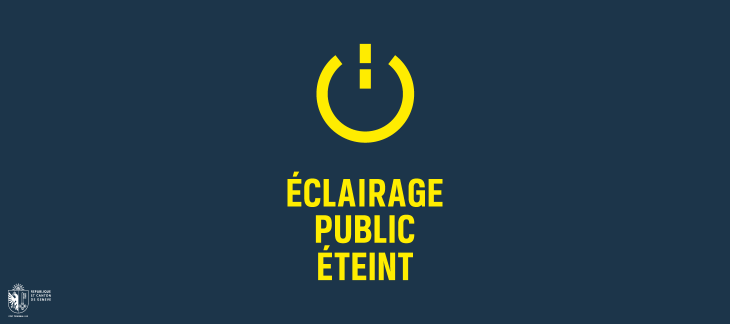 Eclairage public éteint