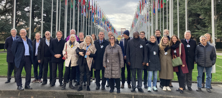 Visite du Palais des Nations par les députés au Grand Conseil