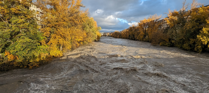 L'Arve en crue - 15 novembre 2023