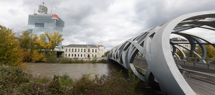 Crue Arve 2023 - Pont Wilsdorf © Etat de Genève