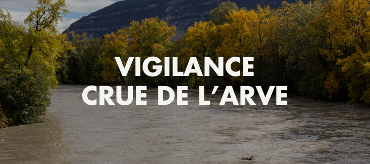 Crue de l'Arve 11-12 décembre 2023 Crue de l'Arve 11-12 décembre 2023