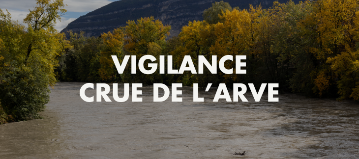 Crue de l'Arve 11-12 décembre 2023