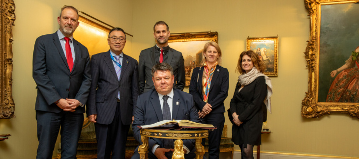 Déjeuner de courtoisie en l'honneur du Professeur Petteri Taalas, Secrétaire général de l'Organisation météorologique mondiale (OMM), à l'occasion de la fin de son mandat