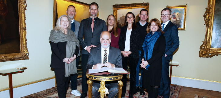 Déjeuner de courtoisie du Conseil d'Etat en l'honneur de Monsieur Alexandre Fasel, Secrétaire d'Etat du Département fédéral des affaires étrangères