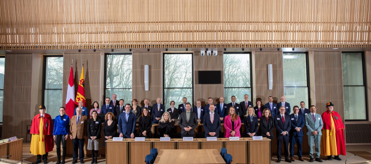 Présentation des vœux du Corps consulaire au Conseil d'Etat 2024