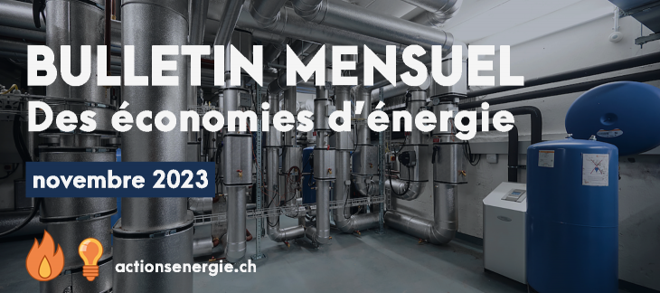 Bulletin mensuel des économies d'énergie - novembre 2023