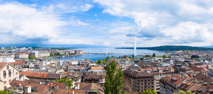 Genève vue d'ensemble