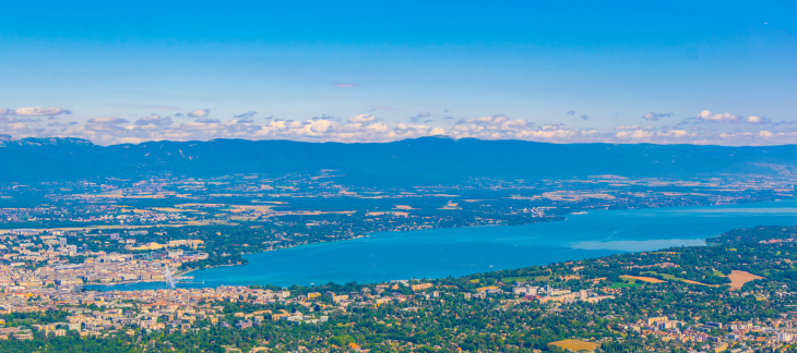 Genève vu depuis le Salève