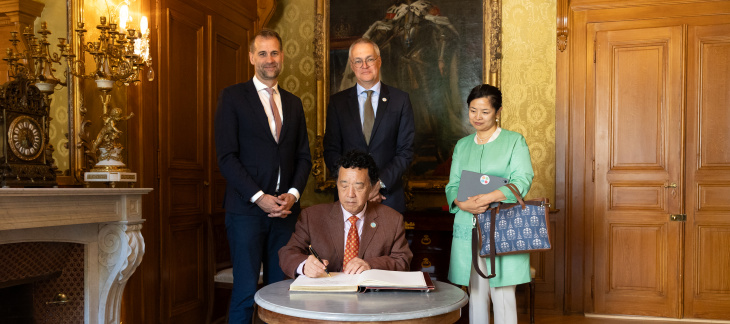 Visite de Monsieur Dongyu QU, directeur général de l'Organisation des Nations Unies pour l'alimentation et l'agriculture (FAO)