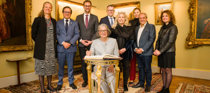 Déjeuner de courtoisie en l'honneur de Madame Kate Forbes, présidente de la Fédération internationale des sociétés de la Croix-Rouge et du Croissant-Rouge (FICR) à l'occasion de sa prise de fonction