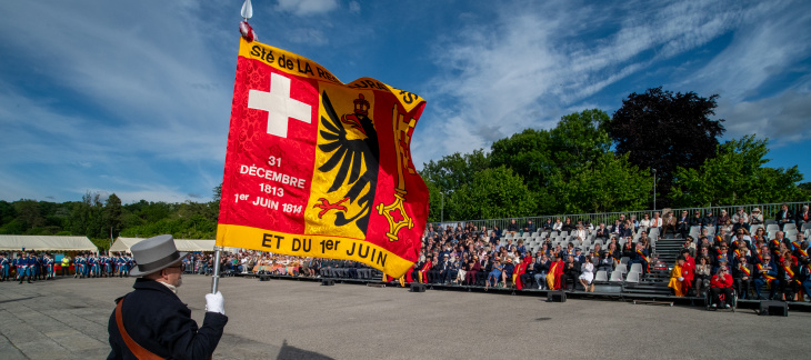 Cérémonie de commémoration du débarquement des troupes confédérées au Port Noir le 1er juin 1814 (année 2024)