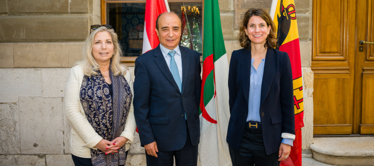 Visite de courtoisie de S.E. Monsieur Rachid Bladehane, Représentant permanent de l'Algérie auprès de l'ONU à Genève