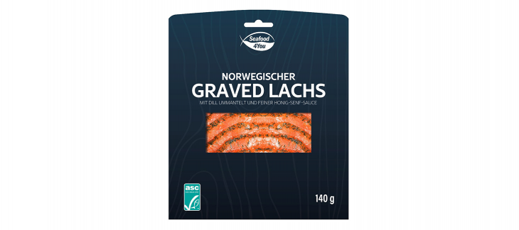Gravlax (saumon cru mariné) de la marque Seafood 4You