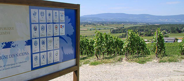 La Vigne des Nations du Vignoble de l'Etat de Genève