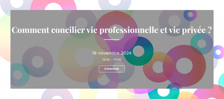 titre atelier Comment concilier vie professionnelle et vie privée?