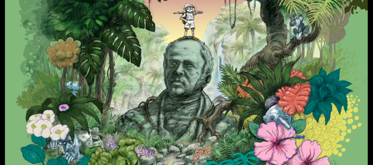 Affiche des Prix Töpffer 2024, dessinée par Winshluss, lauréat du Grand Prix Töpffer