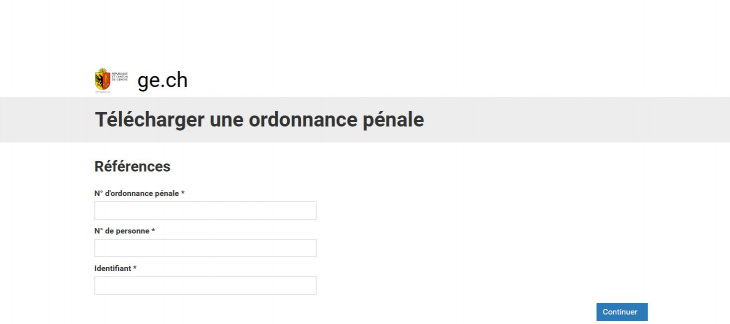 Télécharger une ordonnance pénale avec signature électronique