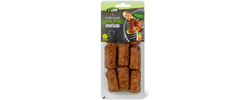 Cevapcici V-Love Plant-Based vendus par Migros