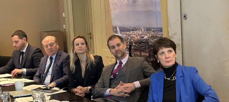 Conférence de presse du 6 février 2025. Photo Etat de Genève