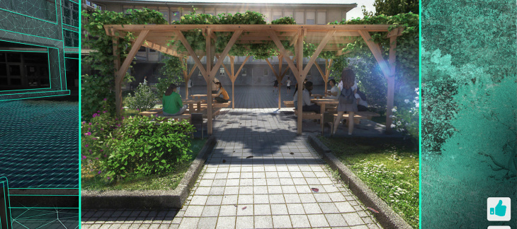 Nature en Ville en 3D et Réalité Virtuelle 360°