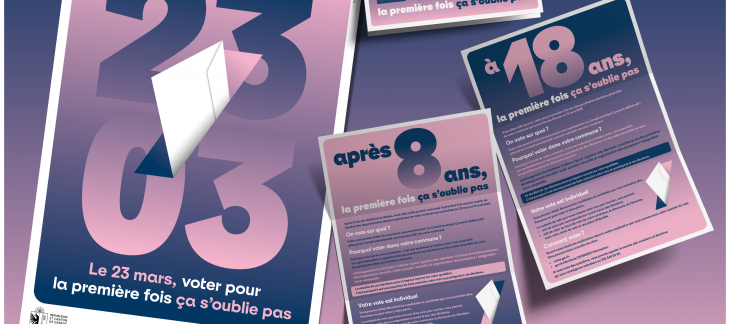 Visuels de la campagne "la première fois ça s'oublie pas"