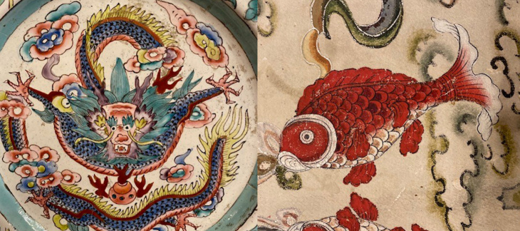 Dragon et poisson
