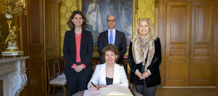 Visite S.E. Madame l'Ambassadrice Hasmik Tolmajian, représentante permanente de la République d'Arménie auprès des Nations Unies à Genève