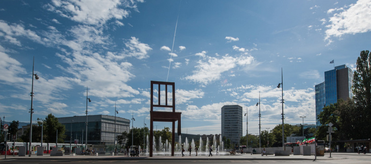 Place des Nations. Photo Genève Tourisme / Olivier Miche