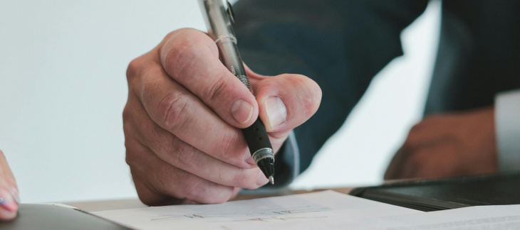 Faites vos choix maintenant Signature d'un document