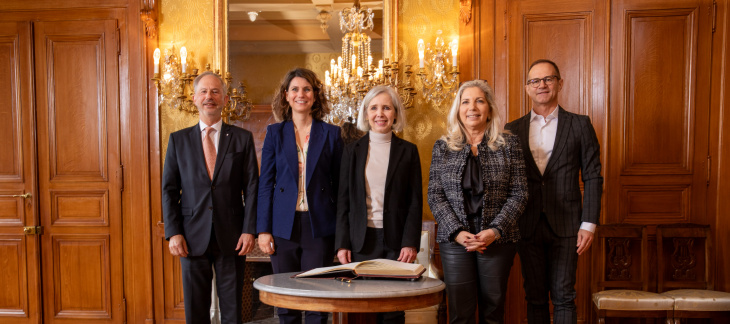 Visite de S.E. Madame Maria Rotheiser-Scotti, ambassadrice d'Autriche en Suisse