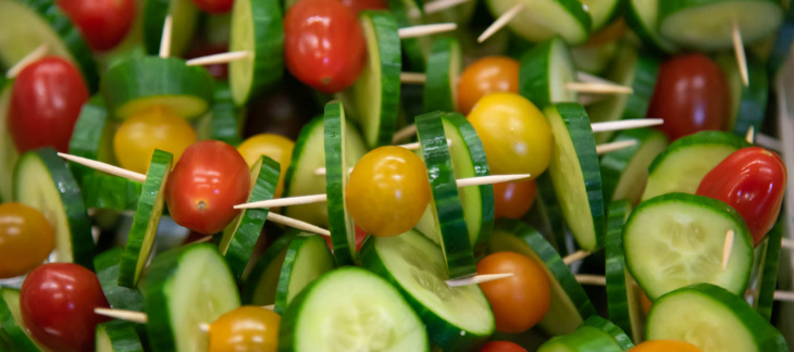 Brochettes de légumes