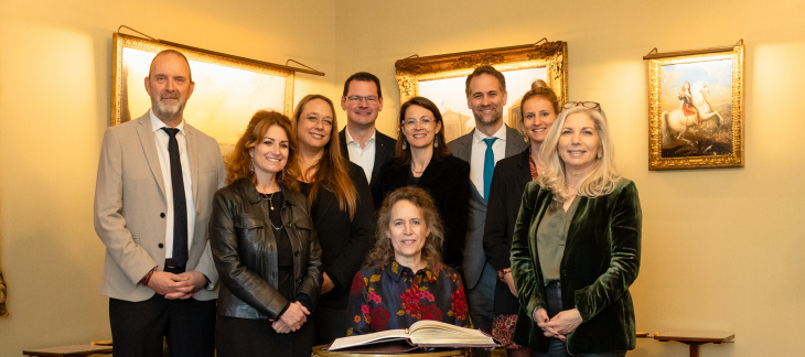 Déjeuner de courtoisie en l'honneur de Madame Tania Cavassini, Ambassadrice de Suisse en France, à l'occasion de sa prise de fonction