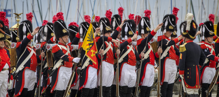 Cérémonie de commémoration du débarquement des troupes confédérées au Port-Noir le 1er juin 1814