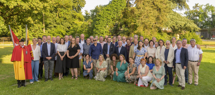 Cérémonie en l'honneur des magistrats communaux sortants