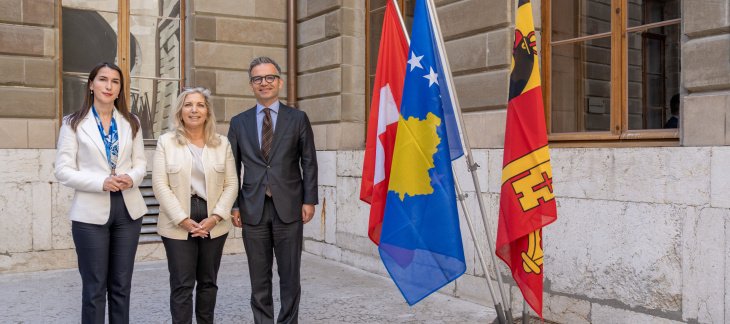 Visite de S.E Monsieur Mentor Latifi, Ambassadeur de la République du Kosovo auprès de la Suisse et du Liechtenstein