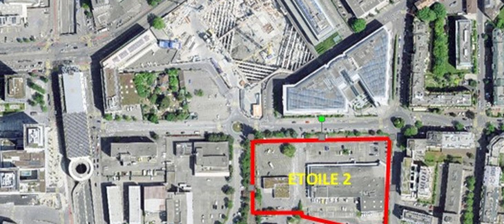 Périmètre du PLQ Etoile 2
