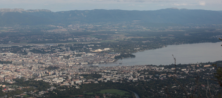 Genève vue du Salève - Photo Etat de Genève, J.-P. Di Silvestro