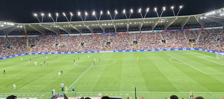 Match Italie - Angleterre, le 22 juillet 2025.