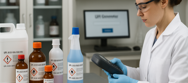 Visuel_Personnel_Etiquetant_Des_Produits_Chimiques_avec_UFI