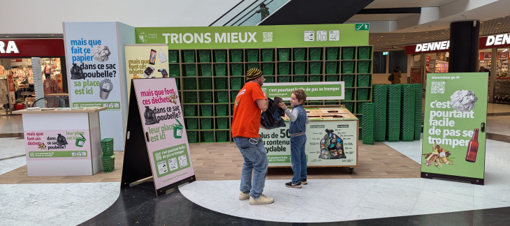 Stand trions mieux au centre commercial de Balexert