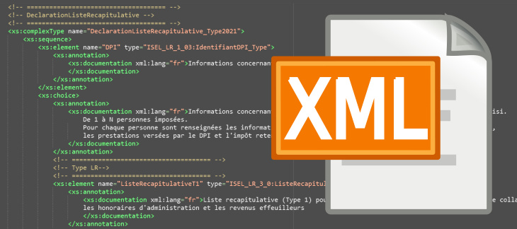 Transmission des données de retenues d'impôt à la source par XML