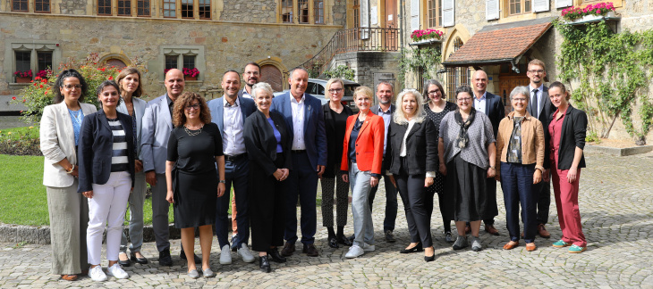 rencontre sept conseillères et conseillers d’Etat romands en charge de l’égalité