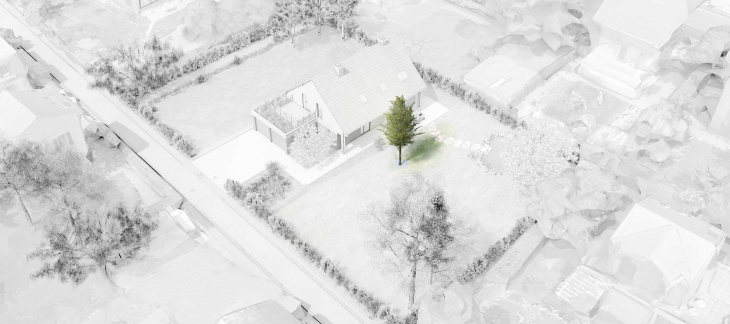  Vue sur un arbre à la parcelle (Pixalab pour l'office cantonal de l'eau)